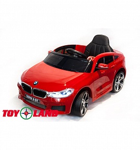 Электромобиль BMW 6 GT, цвет - красный глянец (ToyLand, JJ2164_красный)